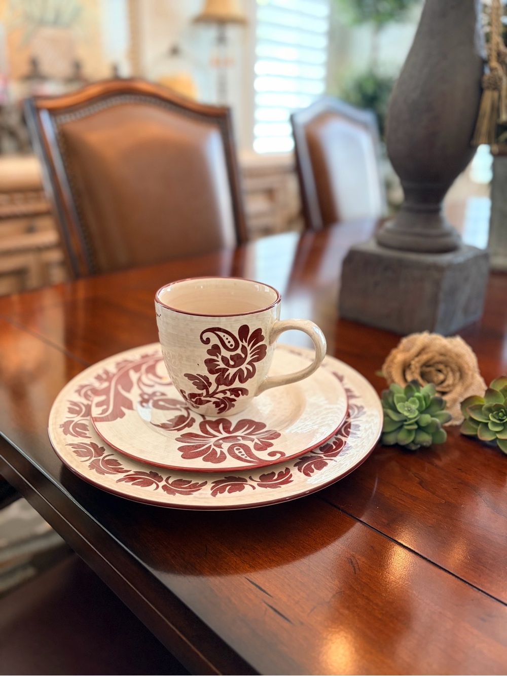 Bombay Stoneware Dinnerware Set 3-Piece